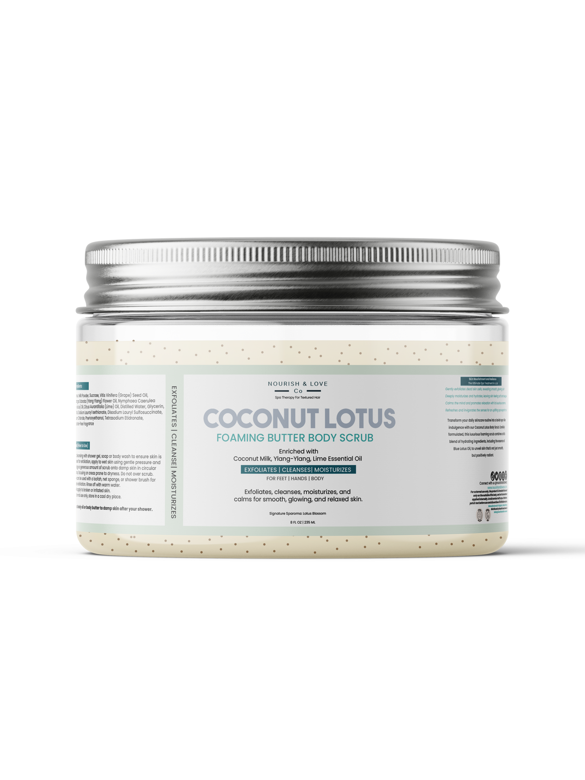 Coconut Lotus Foaming Butter Body Scrub