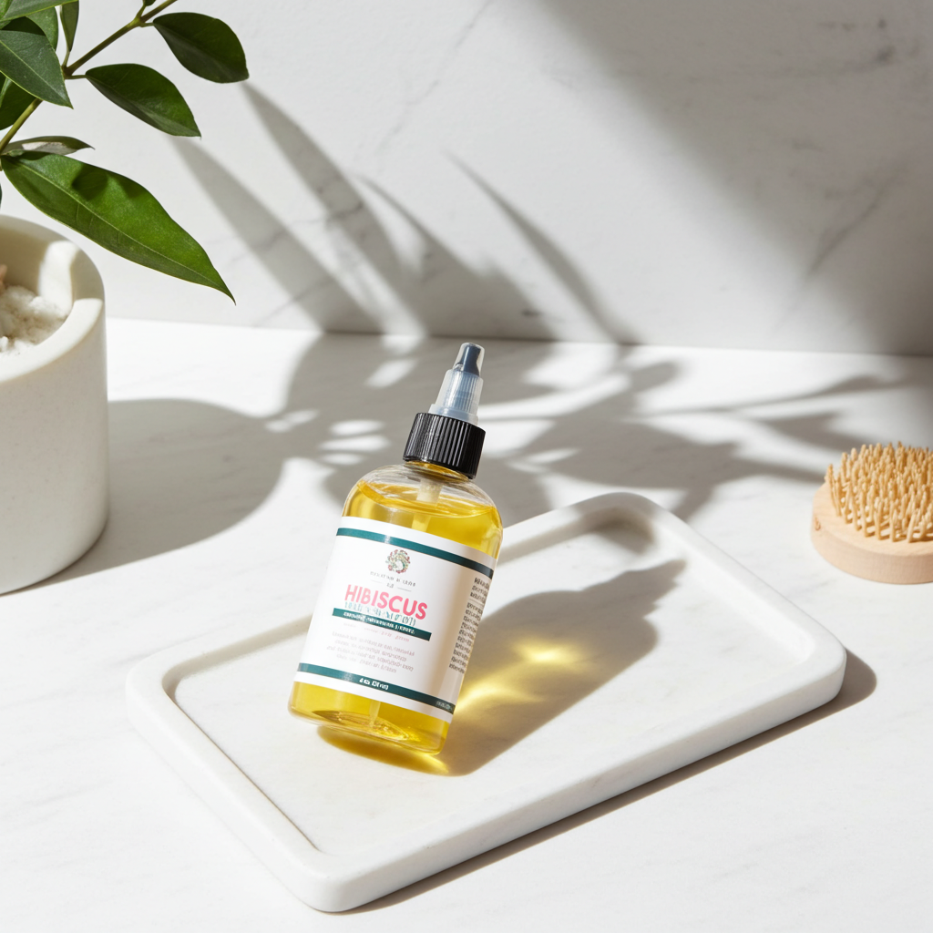Hibiscus Hair & Scalp Oil | Scalp Circulation & Follicle Nourishment