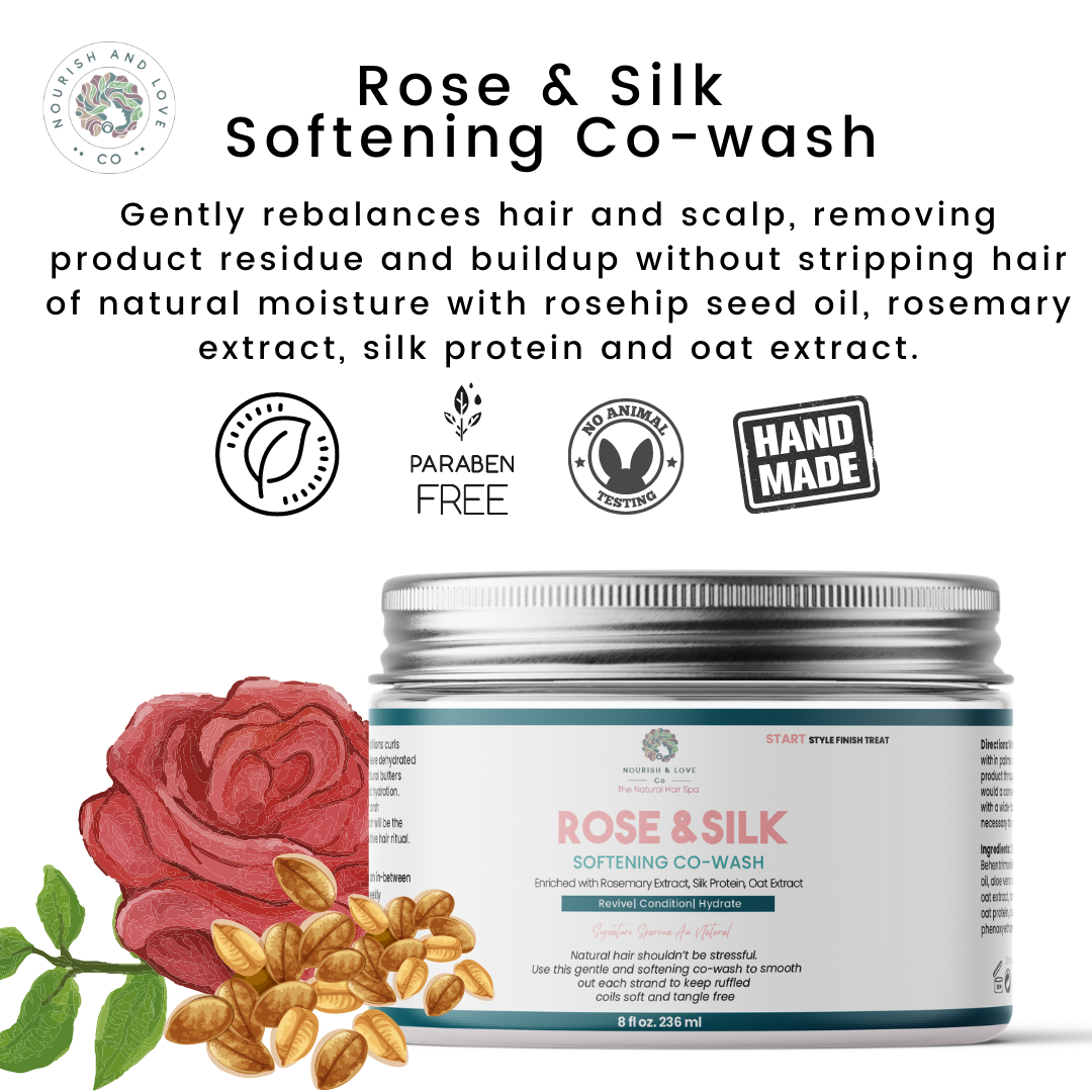 Rose & Silk Softening Co-wash