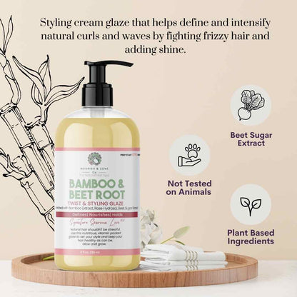 Bamboo and Beet Root Styling Glaze